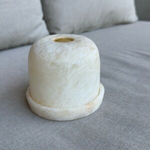 Egyptian Alabaster candle holder